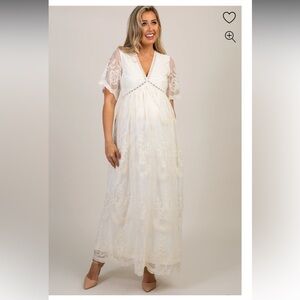 Pink Blush Maternity Dress
